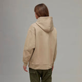 Y-3 CHEST LOGO HOODIE, KHAKI