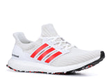 ADIDAS Ultraboost 4.0, White/ Active Red-OZNICO