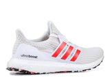 ADIDAS Ultraboost 4.0, White/ Active Red-OZNICO