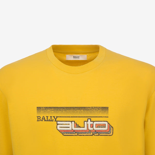 BALLY Auto Print T-Shirt, Canary-OZNICO