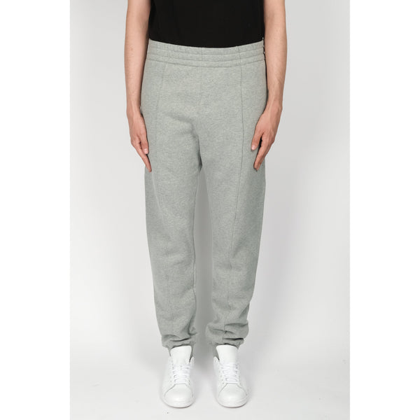 BALLY Cotton Fleece Sweatpants, Grey Melange-OZNICO