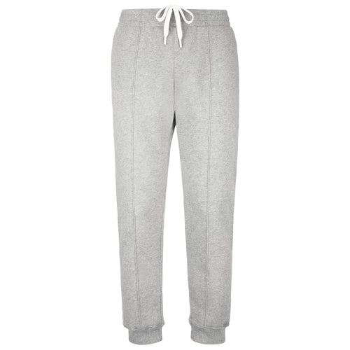 BALLY Cotton Fleece Sweatpants, Grey Melange-OZNICO