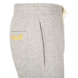 BALLY Cotton Fleece Tracksuit Sweatpants, Grey Melange-OZNICO