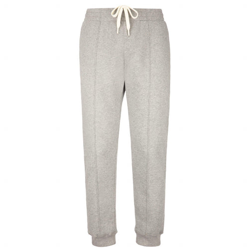 BALLY Cotton Fleece Tracksuit Sweatpants, Grey Melange-OZNICO