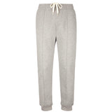 BALLY Cotton Fleece Tracksuit Sweatpants, Grey Melange-OZNICO