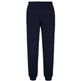 BALLY Cotton Fleece Tracksuit Sweatpants, Marine-OZNICO