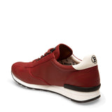 BALLY Galaxy Rubberized Leather Trainer, Bally Red-OZNICO