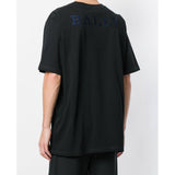 BALLY Oversized Logo-Back T-Shirt, Black-OZNICO