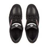 BALLY Plain Calf Leather Trainer, Black-OZNICO