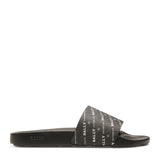 BALLY Slanter Men's Rubber Slides, Black-OZNICO