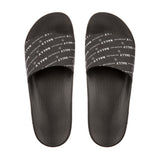 BALLY Slanter Men's Rubber Slides, Black-OZNICO