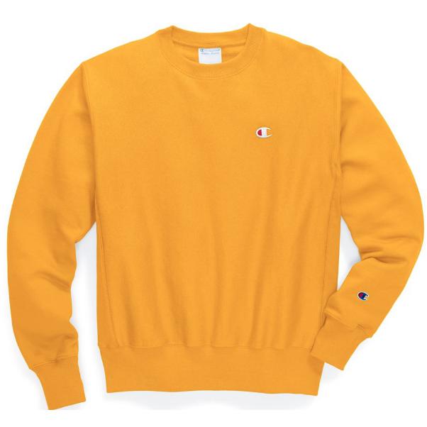 CHAMPION Reverse Crewneck, Gold –