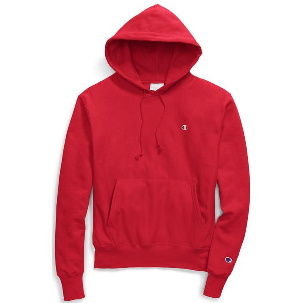 CHAMPION Reverse Weave Pull Over Hoodie, Team Red Scarlet-OZNICO