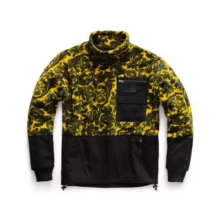 THE NORTH FACE ’94 Rage Classic Fleece Hoodie, Leopard Yellow/ Asphalt Grey