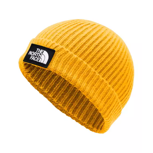 THE NORTH FACE Logo Box Cuffed Beanie, TNF Yellow