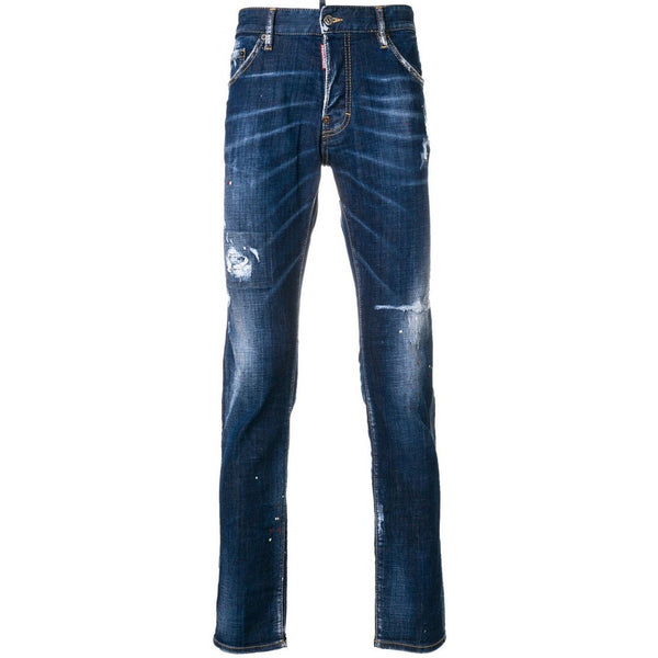 DSQUARED2 5 Pocket 'Cool Guy' Jeans, Dark Wash-OZNICO