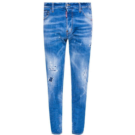 DSQUARED2 5 Pocket Distressed Jeans, Blue