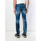 DSQUARED2 5 Pocket Distressed Jeans, Blue-OZNICO