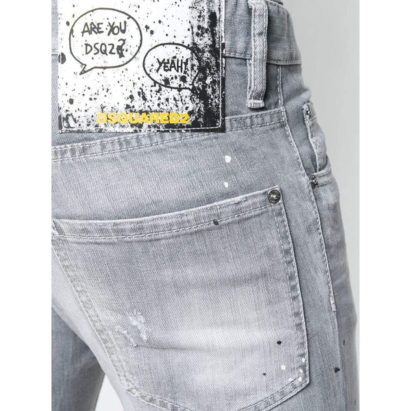 DSQUARED2 Cool Guy Lightly Distressed 5 Pocket Jeans, Grey-OZNICO