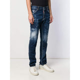 DSQUARED2 Distressed Slim-Fit Jeans, Medium Wash-OZNICO