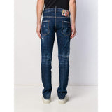 DSQUARED2 Distressed Slim-Fit Jeans, Medium Wash-OZNICO