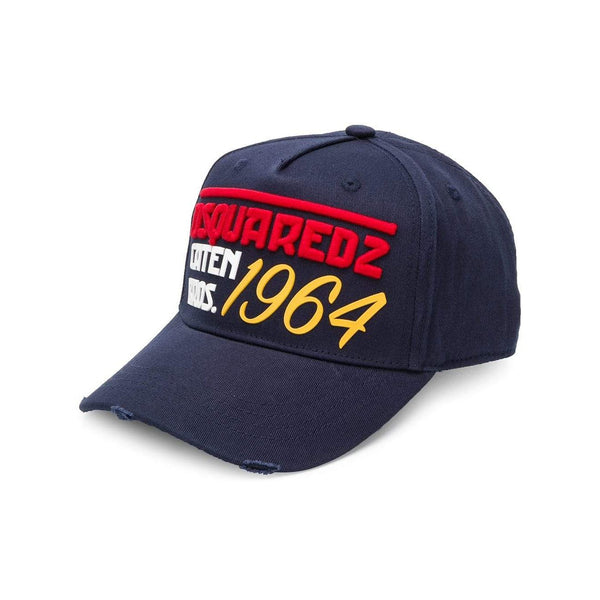 DSQUARED2 Embroidered Logo Baseball Cap, Navy-OZNICO