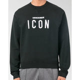 DSQUARED2 'ICON' Crewneck, Black-OZNICO