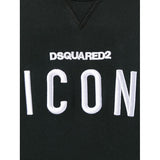 DSQUARED2 'ICON' Crewneck, Black-OZNICO