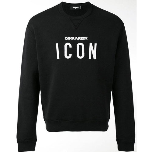 DSQUARED2 'ICON' Crewneck, Black-OZNICO