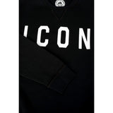 DSQUARED2 Icon Print Sweatshirt, Black-OZNICO