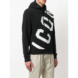 DSQUARED2 Icon Printed Hoodie, Black-OZNICO