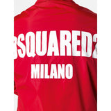 DSQUARED2 Logo Coach Jacket, Red-OZNICO