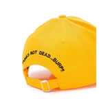 DSQUARED2 Logo Embroidered Baseball Cap, Yellow-OZNICO