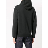 DSQUARED2 Logo Patch Hooded Sweatshirt, Black-OZNICO