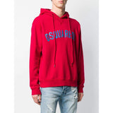 DSQUARED2 Logo Print Hoodie, Raspberry Pink-OZNICO