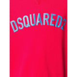 DSQUARED2 Logo Print Hoodie, Raspberry Pink-OZNICO