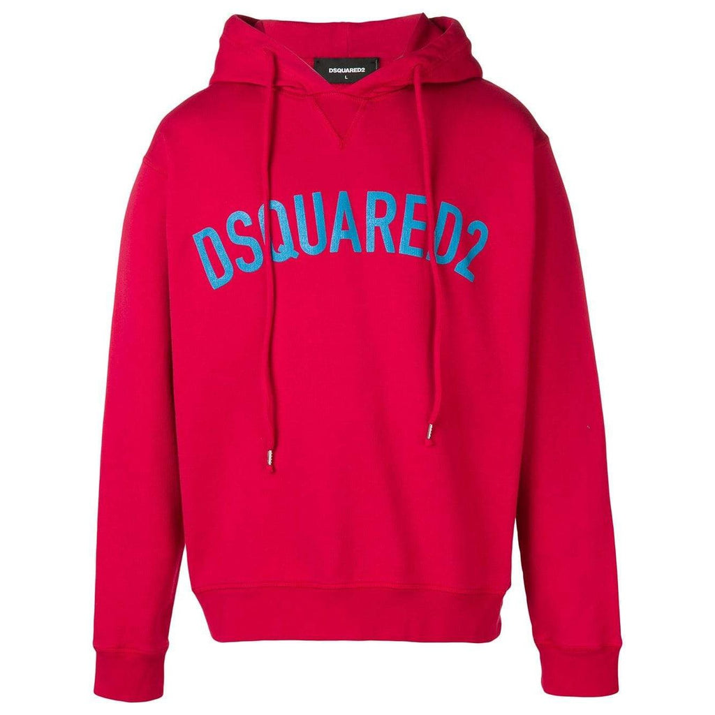 DSQUARED2 Logo Print Hoodie, Raspberry Pink – OZNICO