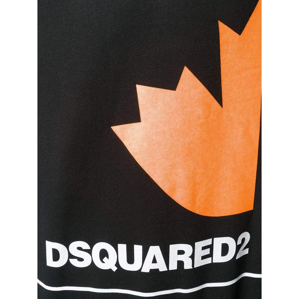 DSQUARED2 Logo Print Sweatshirt, Black-OZNICO