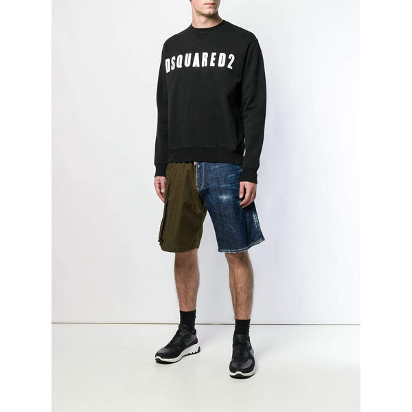 DSQUARED2 Logo Sweatshirt, Black-OZNICO