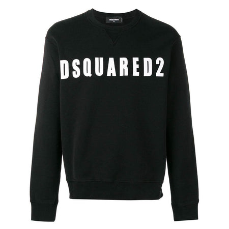 DSQUARED2 Logo Tape Print Sweatshirt, Black