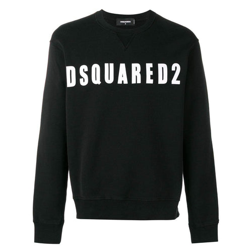 DSQUARED2 Logo Sweatshirt, Black-OZNICO
