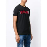 DSQUARED2 Logo T-Shirt, Black-OZNICO