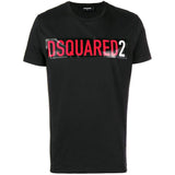 DSQUARED2 Logo T-Shirt, Black-OZNICO