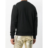 DSQUARED2 Logo Tape Print Sweatshirt, Black-OZNICO