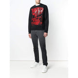 DSQUARED2 Printed '64 Twins' Sweatshirt, Black-OZNICO