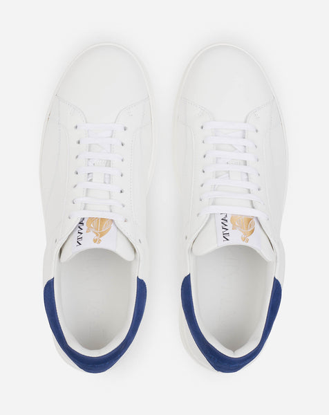 LANVIN DBB0 SNEAKERS, WHITE/BLUE