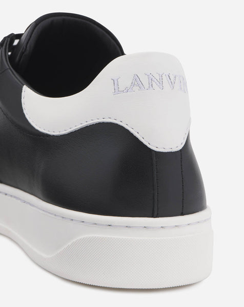 LANVIN DBB0 SNEAKERS, BLACK/WHITE