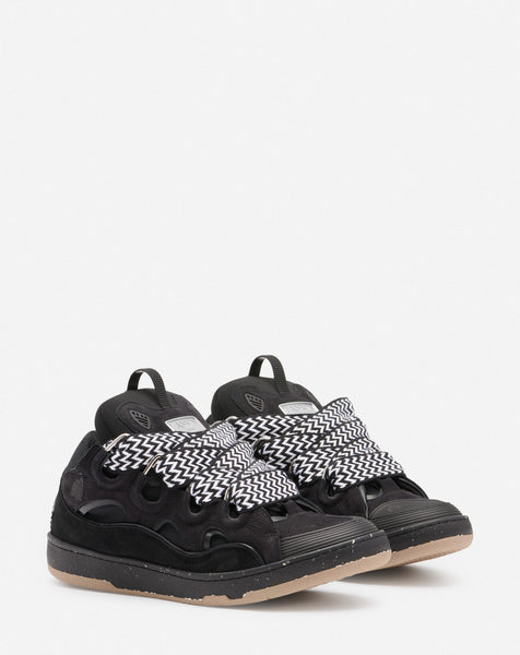 LANVIN CURB SNEAKERS, BLACK