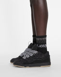 LANVIN CURB SNEAKERS, BLACK