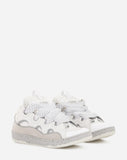 LANVIN CURB SNEAKERS, GREY/WHITE